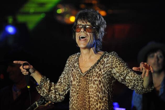 Sänger David Johansen (New York Dolls) während eines Konzertes in Fort Lauderdale  ULM28850