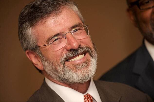 Gerry Adams (Grossbritannien Präsident Sinn Fein) anlässlich der - Unite Ireland Conference - in New York -  (UDV28870)