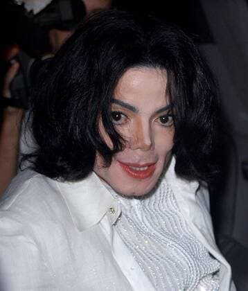 Sänger Michael Jackson während der Party zu seinem 45. Geburtstag in Los Angeles -  (CPS03120)