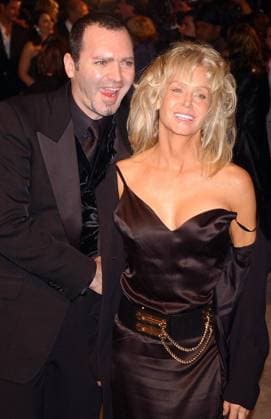 Schauspielerin Farrah Fawcett und Christopher Ciccone anlässlich der Vanity Fair Oscar Party in Beverly Hills  UDV000365