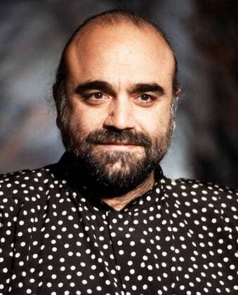 Sänger Demis Roussos während eines Konzerts der TV-Sendung - Na Siehste - in München