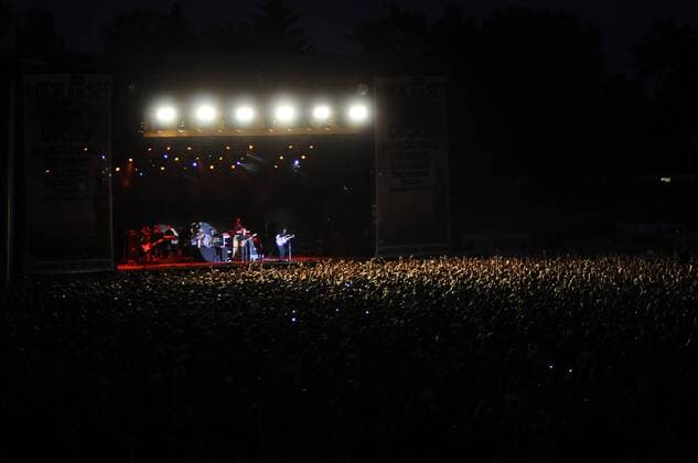 Mando Diao während des Rock am See -Festivals in Konstanz