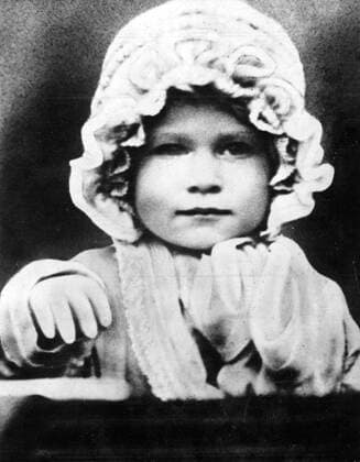 Jul 21, 1927 - London, England, UK - The elder daughter of King George VI and Queen Elizabeth, ELIZABETH WINDSOR (named Elizabeth II) became Queen at the age of 25, and has reigned through more than five decades of enormous social change and development. For more than 50 years, during a period of great social change, The Queen has carried out her political duties as Head of State, the ceremonial responsibilities of the Sovereign and an unprecedented programme of visits in the United Kingdom, Commonwealth and overseas. PICTURED: QUEEN ELIZABETH II as a baby. London UK  - ZUMAk09