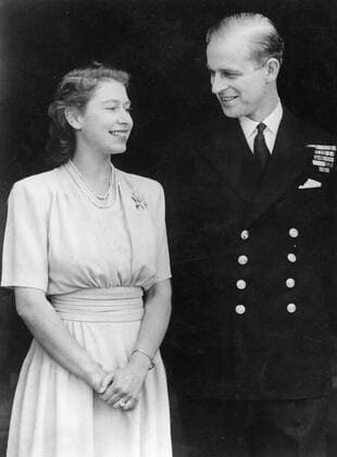 Jul 10, 1947 - London, England, UK - The elder daughter of King George VI and Queen Elizabeth, ELIZABETH WINDSOR (named Elizabeth II) became Queen at the age of 25, and has reigned through more than five decades of enormous social change and development. For more than 50 years, during a period of great social change, The Queen has carried out her political duties as Head of State, the ceremonial responsibilities of the Sovereign and an unprecedented programme of visits in the United Kingdom, Commonwealth and overseas. PICTURED: QUEEN ELIZABETH and PRINCE PHILIP announcing their engagement. London UK  - ZUMAk09
