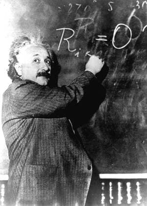 Jan 01, 1940; Princeton, New Jersey, USA; A Jewish, German-born theoretical physicist ALBERT EINSTEIN who s widely regarded as the most important scientist of the 20th century and one of the greatest physicists of all time, produced much of his remarkable work during his stay at the Patent Office and in his spare time. He played a leading role in formulating the special and general theories of relativity; moreover, he made significant contributions to quantum theory and statistical mechanics. While best known for the Theory of Relativity (and specifically mass-energy equivalence, E=mc?), he was awarded the 1921 Nobel Prize for Physics for his explanation of the photoelectric effect in 1905 (his wonderful year or miraculous year ) and for his services to Theoretical Physics. Princeton USA  - ZUMAk09