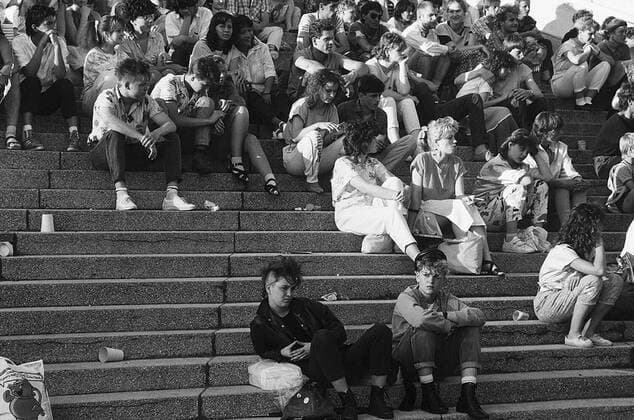 Punks in Ost-Berlin