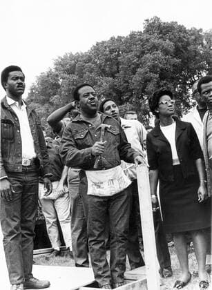 May 07, 1968; Miami, FL, USA; RALPH DAVID ABERNATHY was born in Lindon, Alabama, on 21st March, 1926. The son of a farmer, Abernathy was ordained as a Baptist minister in 1948. In 1957 Abernathy, Martin Luther King and Bayard Rustin, formed the Southern Christian Leadership Conference (SCLC). King was president and Abernathy became the secretary-treasurer. The new organisation was committed to using nonviolence in the struggle for civil rights. Abernathy worked closely with Martin Luther King until his assassination in 1968. Miami USA  - ZUMAk09