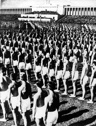 Sep 09, 1938; Nuremberg, GERMANY; Hitler Youth training camp, 1938. Nuremberg GERMANY  - ZUMAk09