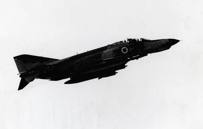 Oct 06, 1973; Cairo, Egypt; The 1973 Yom Kipper War started when Egypt and Syria suprise attacked in Sinai and Golan Heights, pictured is the F-4 Phantom II a supersonic, long-range, all-weather fighter bomber, operated by the Iranian Air Force. Cairo Egypt  - ZUMAk09