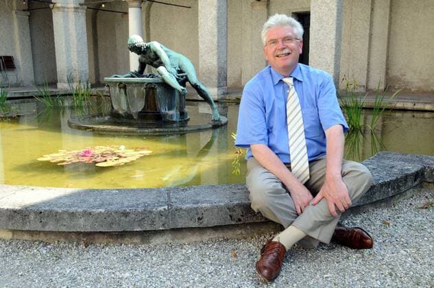 Martin Zeil (Deutschland FDP Wirtschaftsminister) während eines Interviews in München