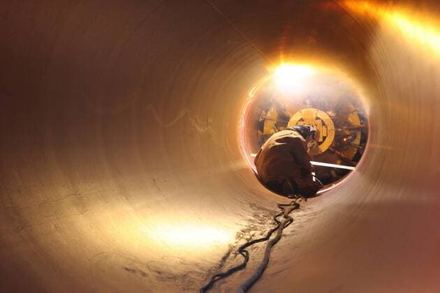 IMAGO Nature: Unsere Erde, Energiequellen, Erdgas LENINGRAD REGION, RUSSIA. AUGUST 9. Construction of the North European Gas Pipeline in the section Gryazovets-Vyborg is carried out by OAO Gazprom.  Highlight TASS_500234