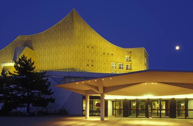  Philharmonie, Haus der Berliner Philharmoniker, Architektur von Hans Scharoun, Berlin Tiergarten, Berlin, Deutschland, Europa ibljhx01419077