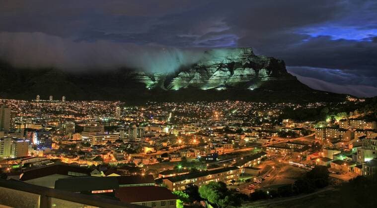 Kapstadt und der Tafelberg, Kapstadt, Südafrika.