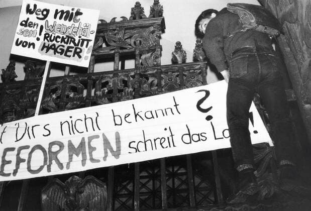  Leipziger Montagsdemo, DDR, Deutschland, Europa, Oktober 1989 iblnit01474690