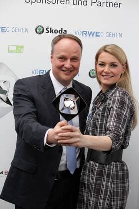 Oliver Welke und Martina Hill beim 46. Adolf Grimme Preis 2010 in Marl am 26.03.2010 