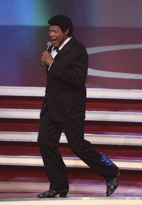 My Swinging Sixties, Musiksendung mit Stars aus den Sechzigern im Bavaria Filmstudio, Sänger Chubby Checker,