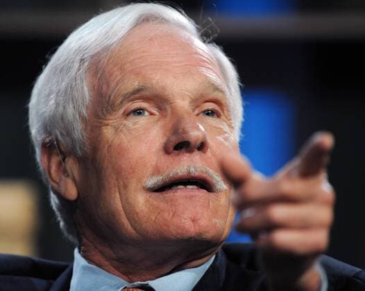 Turner Enterprises Inc. Chairman Ted Turner participates in the Ted Turner and T. Boone Pickens on America s Energy Future panel at the 2010 Milken Institute Global Conference in Beverly Hills, California on April 26, 2010.  LAP2010042609