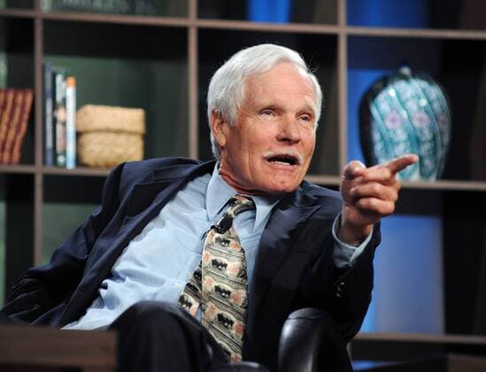 Turner Enterprises Inc. Chairman Ted Turner participates in the Ted Turner and T. Boone Pickens on America s Energy Future panel at the 2010 Milken Institute Global Conference in Beverly Hills, California on April 26, 2010.  LAP2010042611