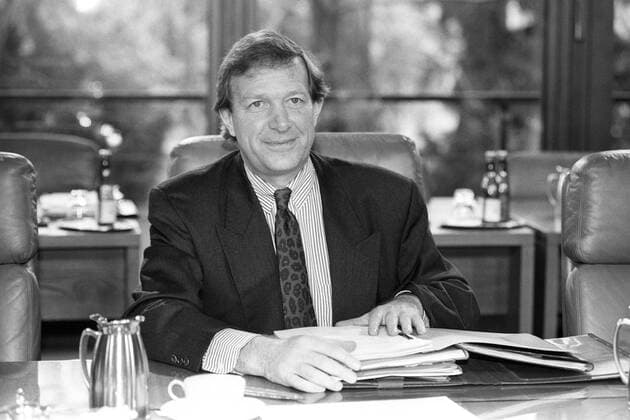 Wirtschaftsminister Günter Rexrodt (Deutschland FDP)