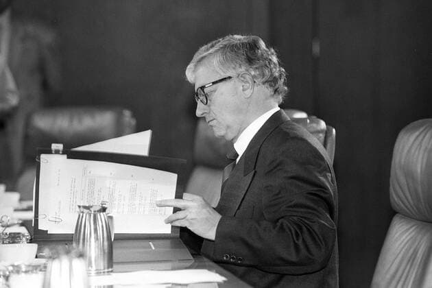 Rudolf Seiters (Deutschland CDU) in Bonn