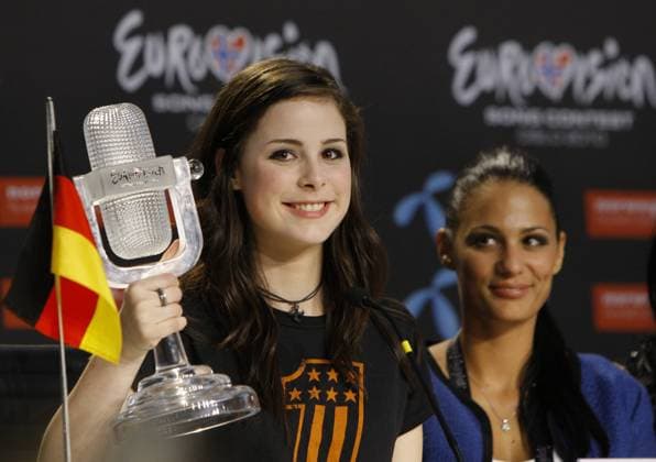 Lena Meyer Landrut, Oslo, Eurovision Song Contest, PK  TASS_1231896