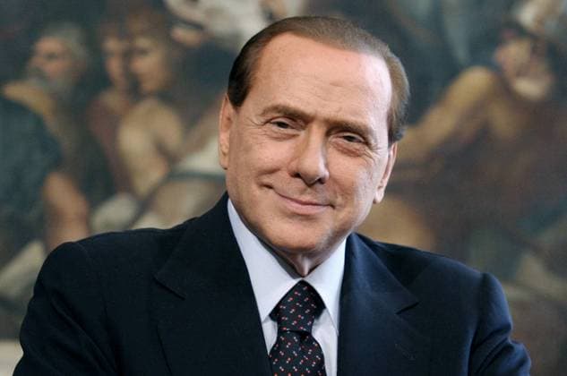 Silvio Berlusconi in Rom, Palazzo Chigi, dem 8. Juni 2010. 