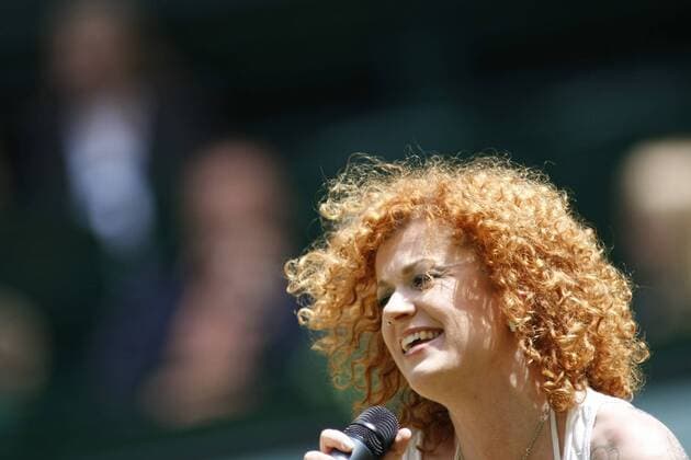 13.06.2010 - 18. Gerry Weber Open 2010 im Gerry Weber Stadion in Halle Westfalen: Tag 9 - Auftritt der Band No Angels - Lucy Diakowska