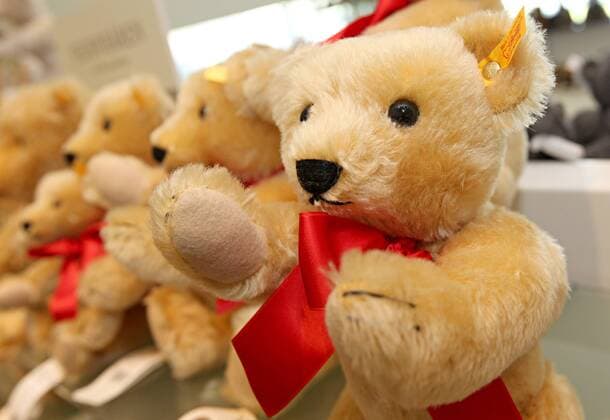 Teddy Bären - Spielwaren Hersteller Steiff in Giengen an Brenz
