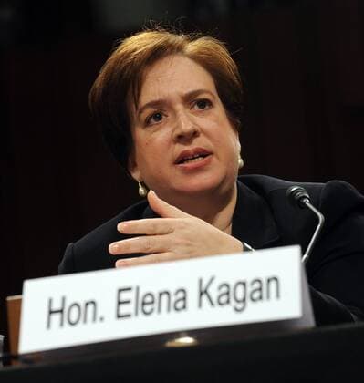 Supreme Court nominee Elena Kagan, President Obama s pick to replace retiring Justice John Paul Stevens, testifies on the third day of her confirmation hearing before the Senate Judiciary Committee on Capitol Hill in Washington on June 30, 2010.  WAP2010063042