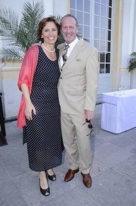 Sommerfest des Bayerischen Landtags in Oberschleissheim: Christine und Hubert Haderthauer