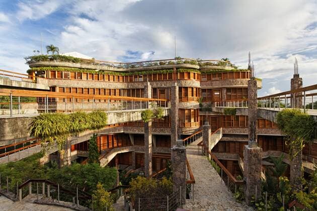 Luxushotel Jade Mountain, Saint Lucia, St. Lucia, Inseln über dem Winde, Kleine Antillen, Karibik, Karibisches Meer iblnpr01616099