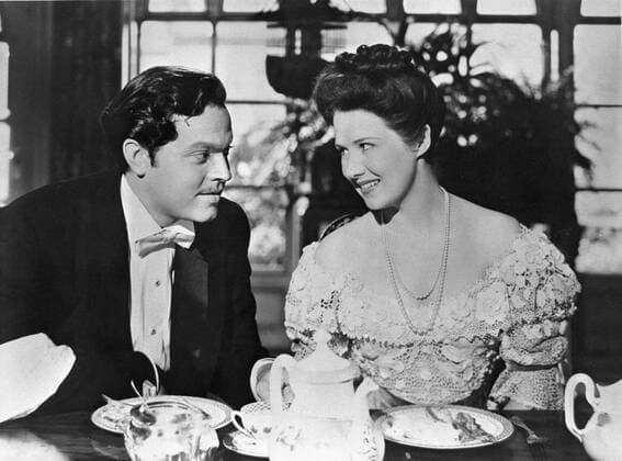 KPA51718.jpg CITIZEN KANE Citizen Kane USA 1940 Orson Welles ORSON WELLES (Charles Foster Kane), RUTH WARRICK (Emily), in einer Filmszene aus Citizen Kane , 1940. B119337 UnitedArchives51718