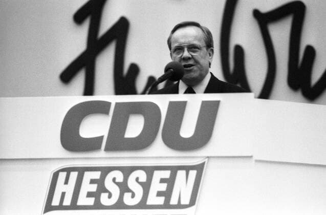 Walter Wallmann (Deutschland CDU) in Darmstadt