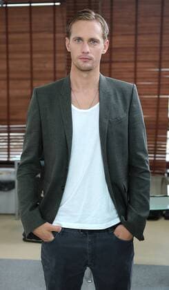 Alexander Skarsgard at the set of Dzien Dobry TVN (one of the most popular Polish brekfast TV programme) to promote the television drama series True Blood on September 29, 2010 in Warsaw, Poland EN_00905642_8135 