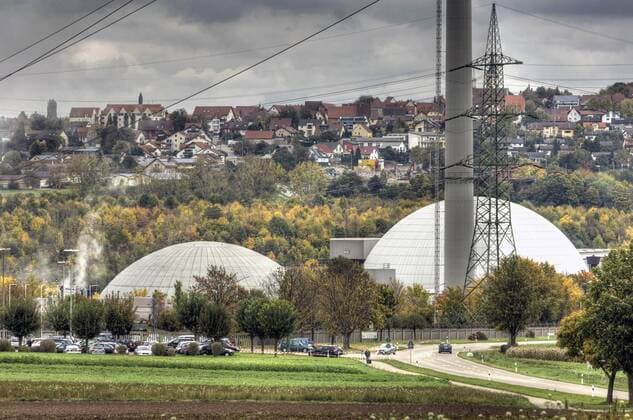 21.10.2010, Neckarwestheim, DEU, Deutschland, das Atomkraftwerk Neckarwestheim in Baden-Württemberg