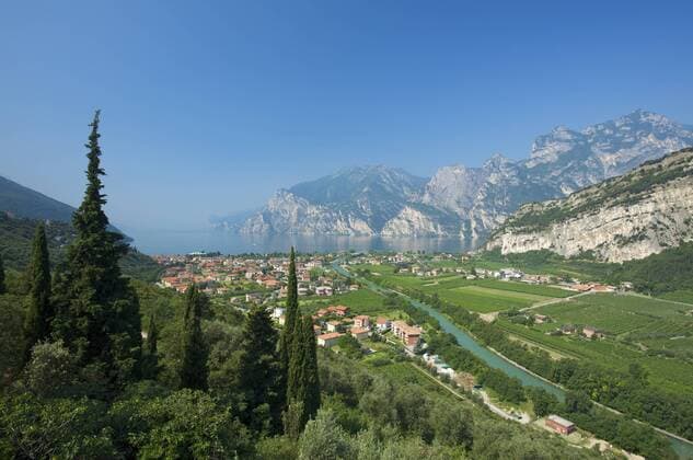 Blick auf Torbole am Gardasee, Trentino, Italien, Europa iblkkr01798180