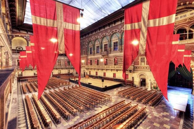  Kopenhagener Rathaus, Interieur, Kopenhagen, Dänemark, Europa iblnip01802844