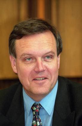 Verteidigungsminister Volker Rühe (Deutschland CDU) in Bonn