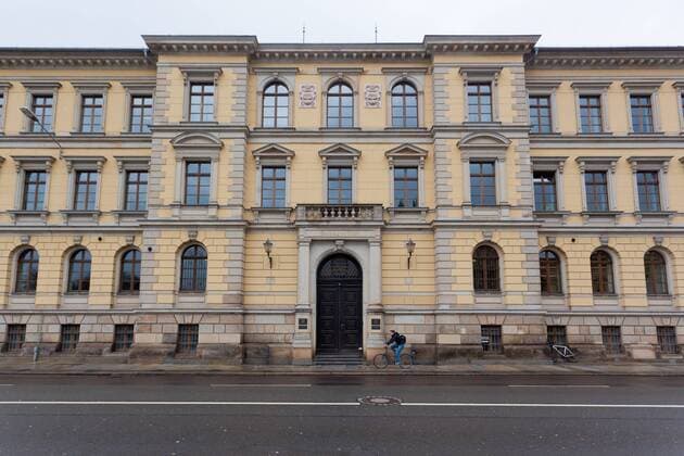 Landgericht Leipzig, Hauptgebäude. Sitz des Verfassungsgerichtshofs des Freistaates Sachsen