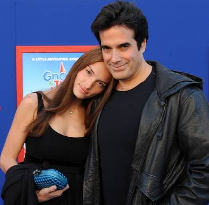 Magician David Copperfield and Chloe Gosselin attend the premiere of the animated 3D comedy motion picture Gnomeo & Juliet , at the El Capitan Theatre in the Hollywood section of Los Angeles on January 23, 2011.  LAP2011012314