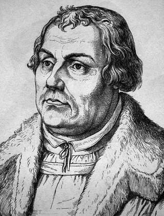 Martin Luther, 1483 - 1546, Reformator, Porträt, historische Illustration, 1880 iblsce01821313