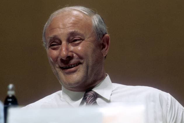 Verteidigungsminister Georg Leber (BRD SPD)