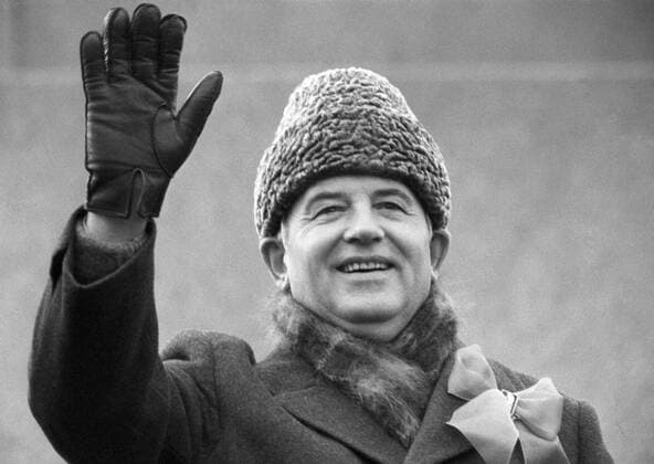 Moscow. Soviet leader Mikhail Gorbachev. Photo TASS Alexander Chumichev; Yuri Lizunov  Aufmacher TASS_1239670