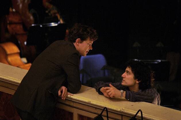 Wiegand, Karsten (Regisseur), geb. 1972 in Muenchen und Altinoglu, Alain (Dirigent). Hier: Am 11.02.2009 während einer Probe zu Faust in der Staatsoper Unter den Linden Berlin. ©xBraun drama-berlin.de
