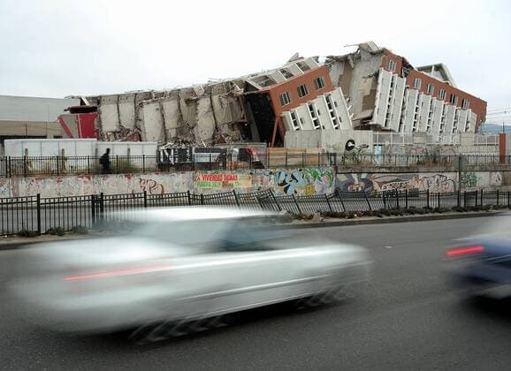 CONCEPCION, Feb. 25, 2011 (Xinhua) -- The debris of a house is seen in Concepcion, about 500km south of Santiago, capital of Chile, on Feb. 24, 2011. Concepcion, among the areas hit by a major earthquake and tsunami on Feb. 27, 2010, marks the first anniversary of the 8.8 magnitude earthquake. According to the Chilean government, the earthquake left 512 people dead and 56 missing.(Xinhua Jorge Villegas) (lyi) CHILE-CONCEPCION-EARTHQUAKE ANNIVERSARY 