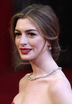 Host Anne Hathaway arrives on the red carpet for the 83rd annual Academy Awards at the Kodak Theater in Hollywood on February 27, 2011.  LAP20110227320