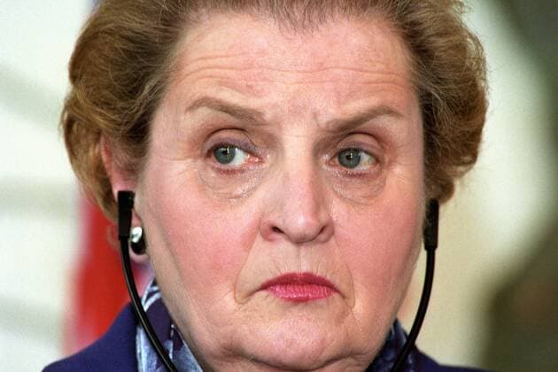 Außenministerin Madeleine Albright (USA) in Bonn