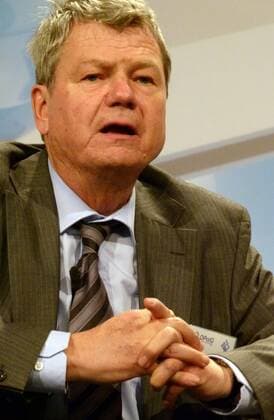 Berlin : Wolfgang WIELAND, 62, MdB Bündnis90 Die Grünen, Sprecher Innere Sicherheit der Bundestagsfraktion, aufgenommen während des Jahreskongresses der Deutschen Polizeigewerkschaft, DPolG