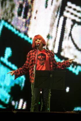 Virada Cultural 2011 (Julio-Prestes-Bühne) in Sao Paulo, Brasilien : Konzert der Sängerin Rita Lee . (350)xAmanaxSallesx xFotoarena 