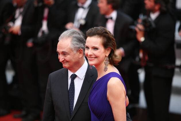 Jacques Attali and Carole Bouquet anlässlich des Screenings von - Sleeping Beauty - bei den 64. Internationalen Filmfestspielen in Cannes LoicThebaud Panoramic 
